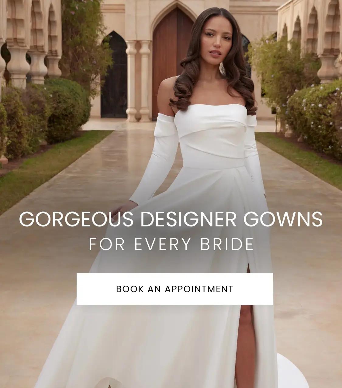 Mobile Gorgeous Designer Gowns For Every Bride Banner