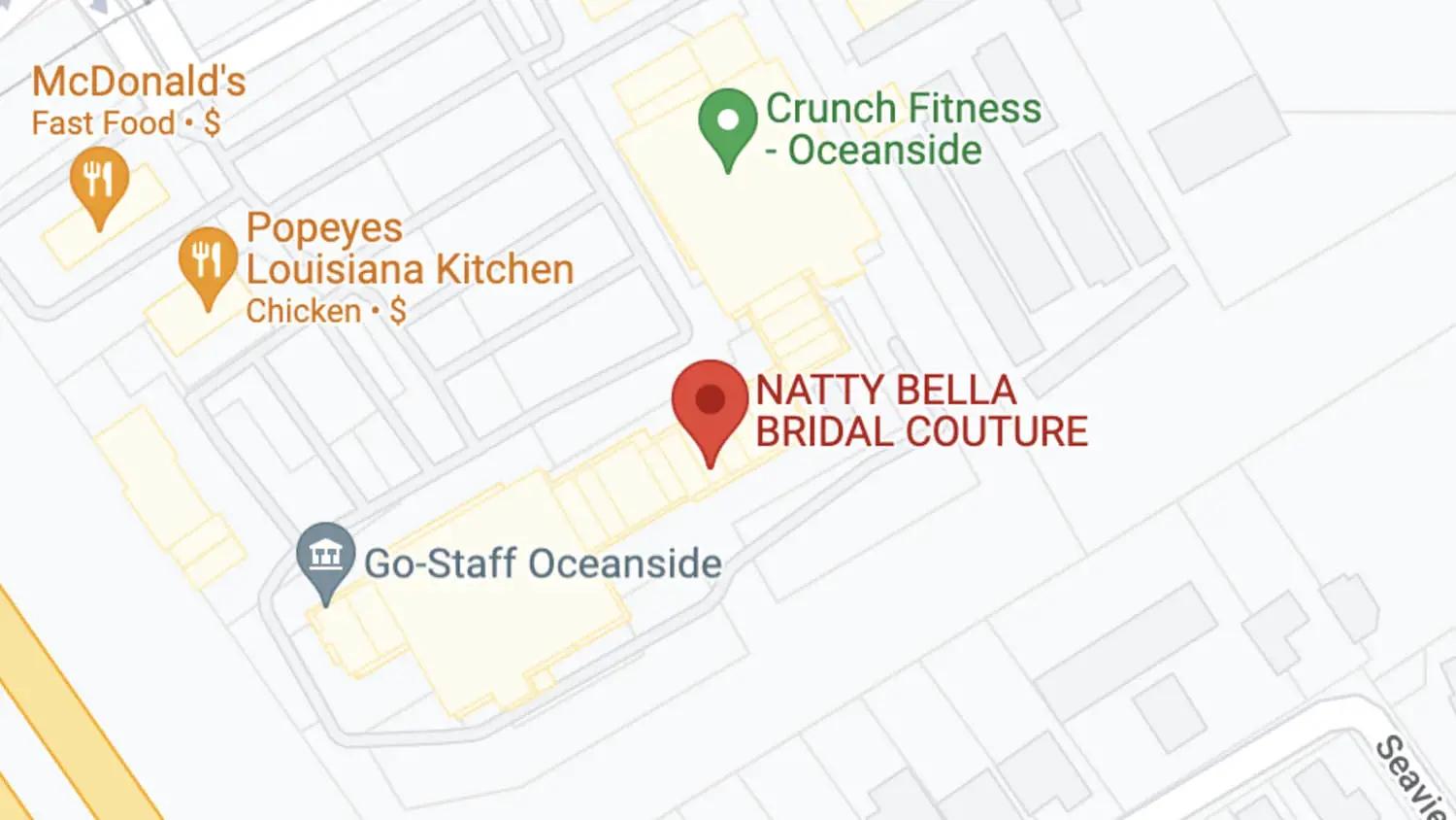 Natty Bella location. Mobile image